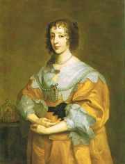 Henriette-Marie de France par Antoine Van Dyck - 1632 1635